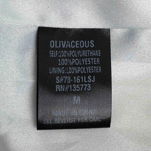 NWT OLIVACEOUS VEGAN MINI SKIRT Y2K GRUNGE GOTH PUNK GLAM MEDIUM - Picture 8 of 9